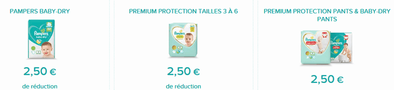 Bons de réduction couches pampers à imprimer