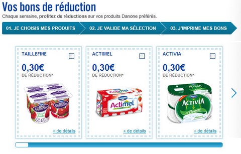 bons de reduction Danone à imprimer