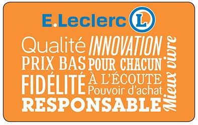 Carte de fidélité E. LECLERC carte fidélité E LECLERC